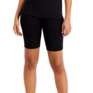 Alfani biker shorts . Black